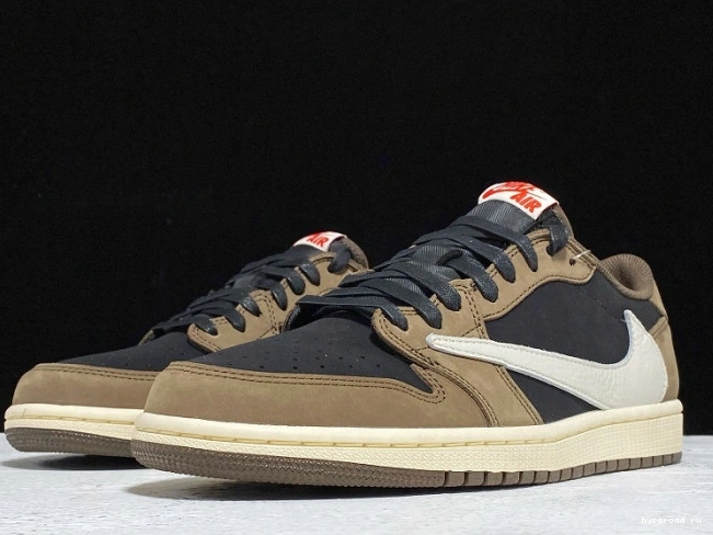 OG CQ4277-001 Low Scott SP 1 Jordan x Travis Air Mocha Dark 1019